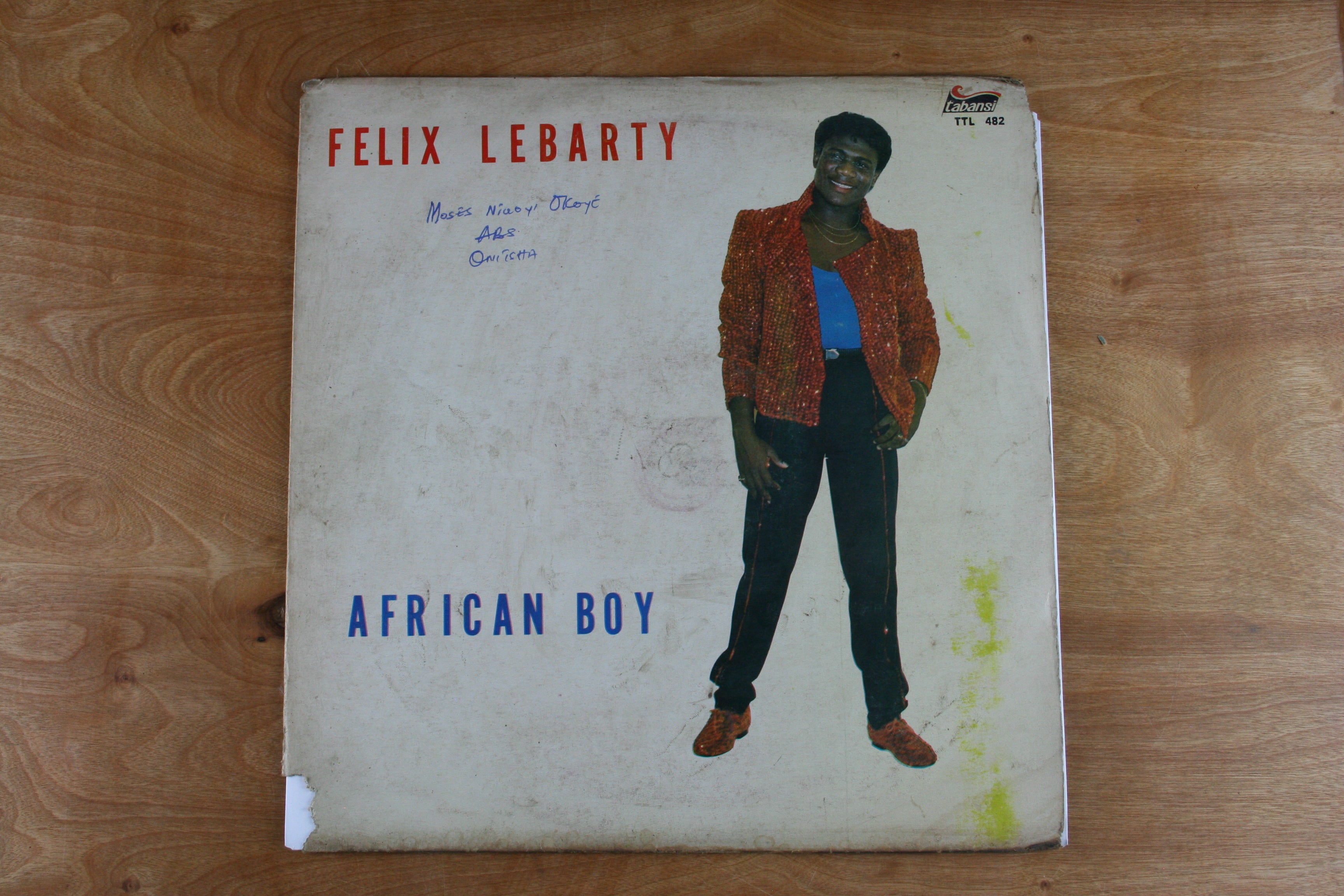 Felix Lebarty ‎– African Boy