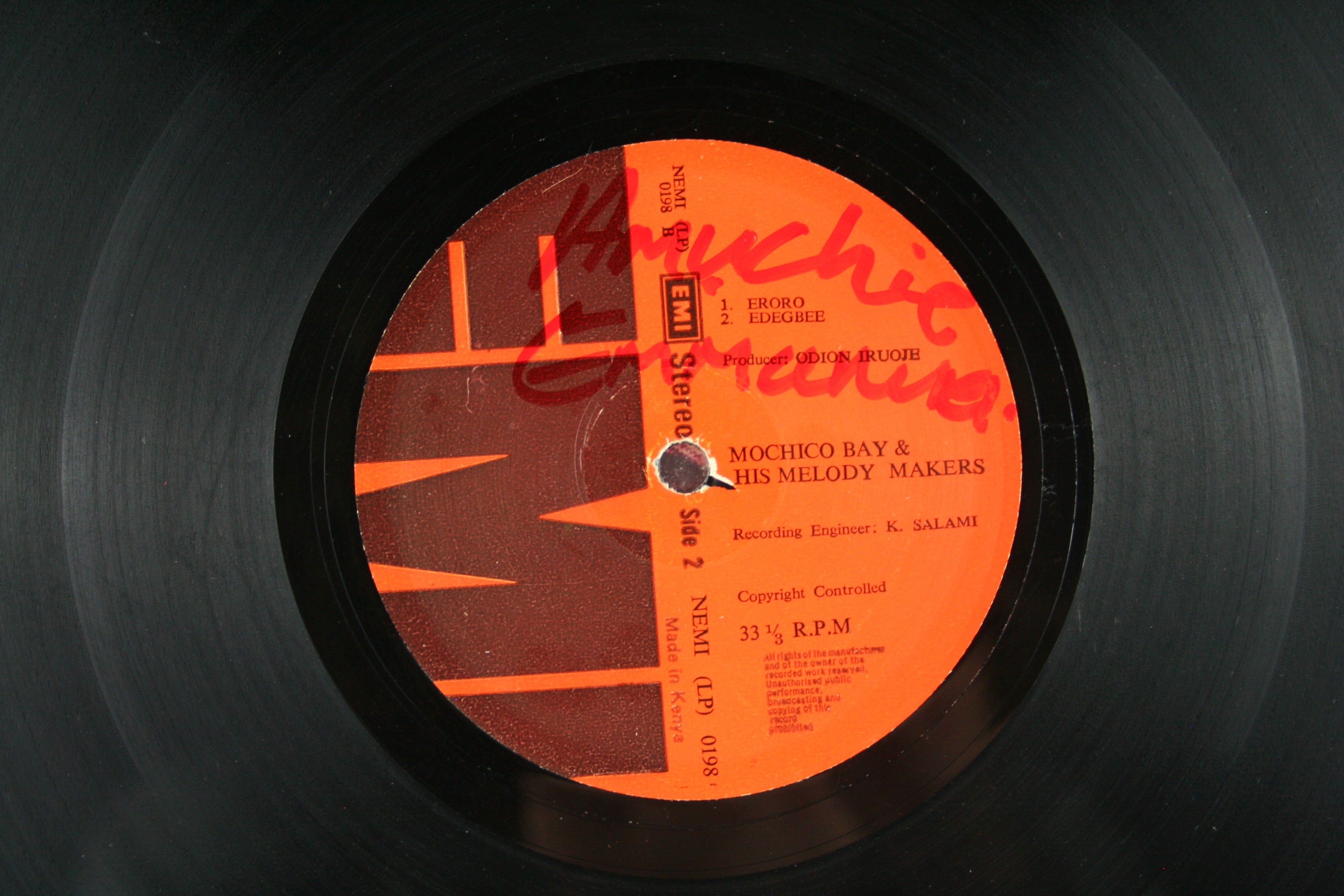 Mochico Bay And His Melody Makers ‎– Mochico Bay And His Melody Makers
