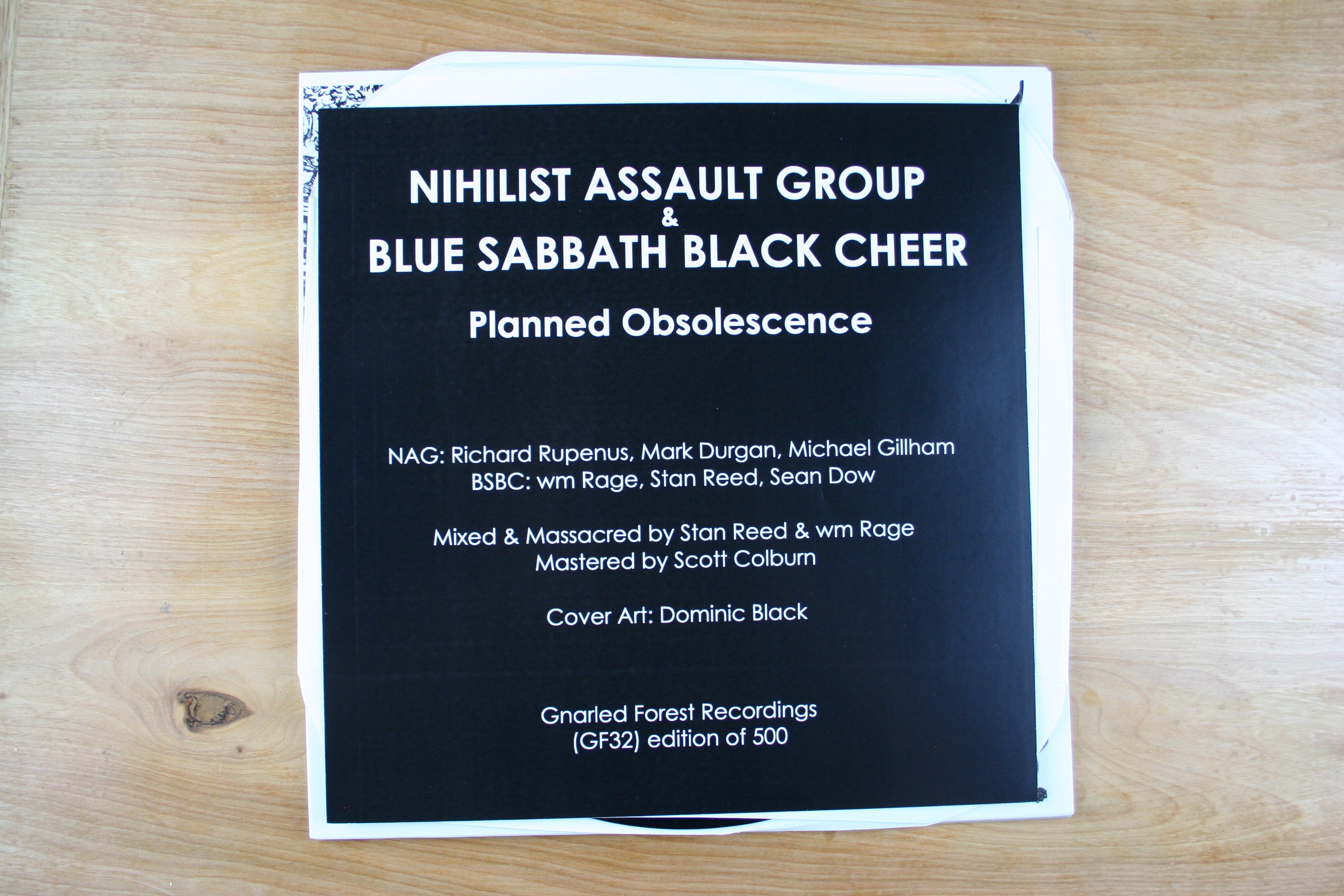 Nihilist Assault Group & Blue Sabbath Black Cheer - Planned Obsolescence / Obsolete