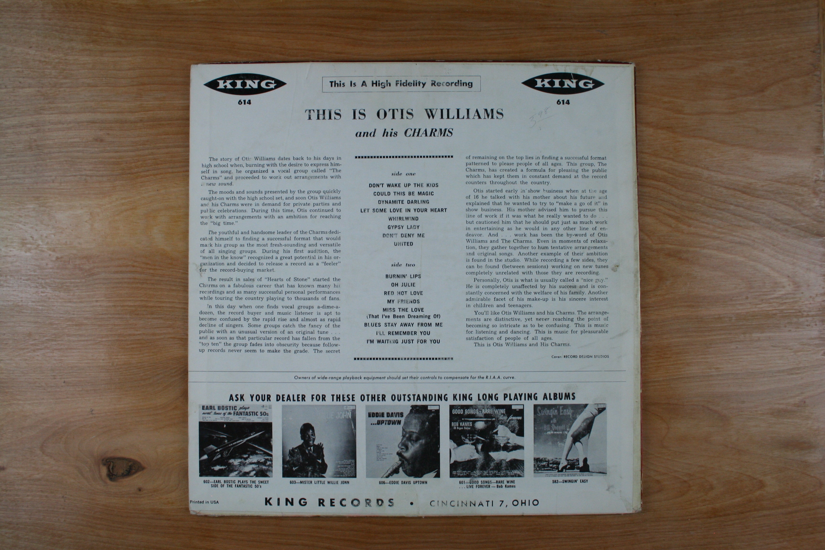 Otis Williams and His Charms - This Is Otis Williams And His Charms